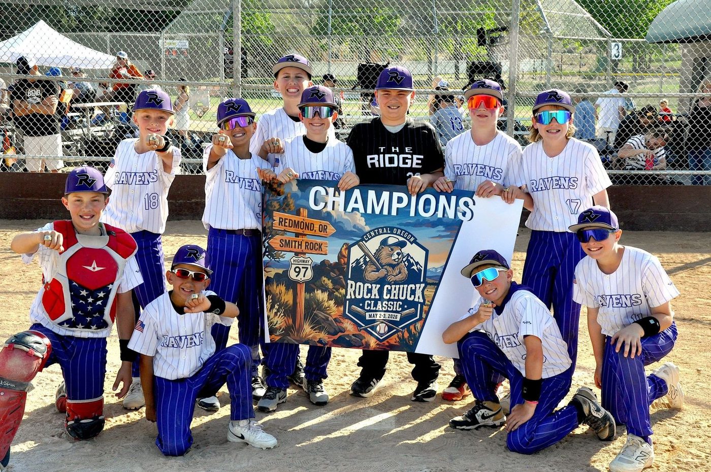 Junior Ravens 11u Division Gold champion