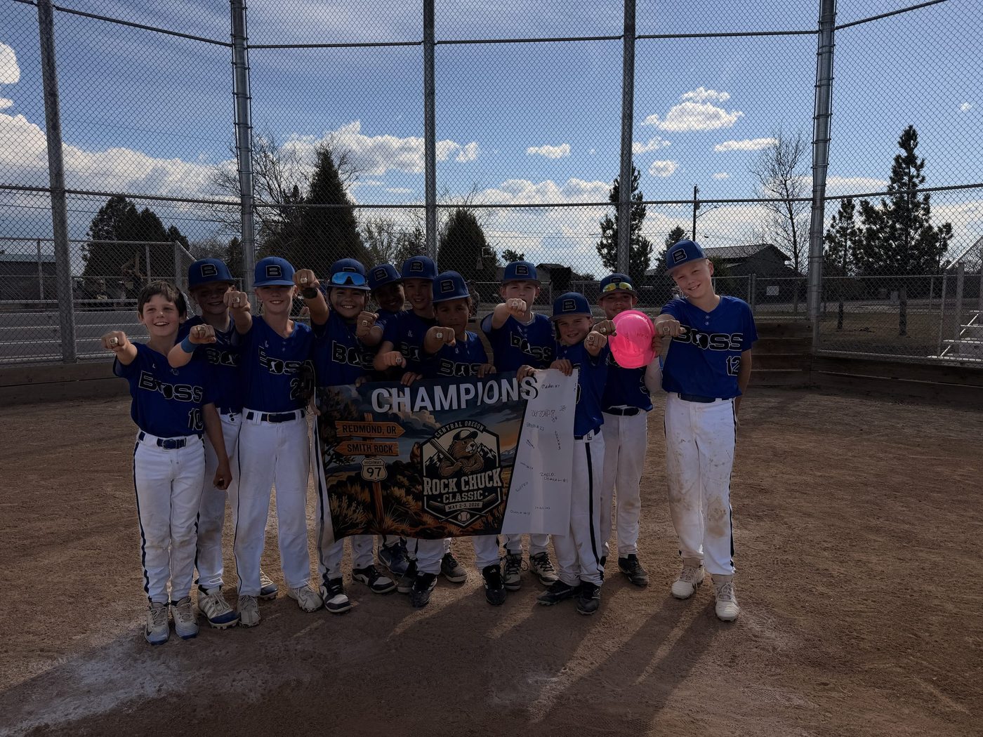 Boss Blue 11u Division Silver champion