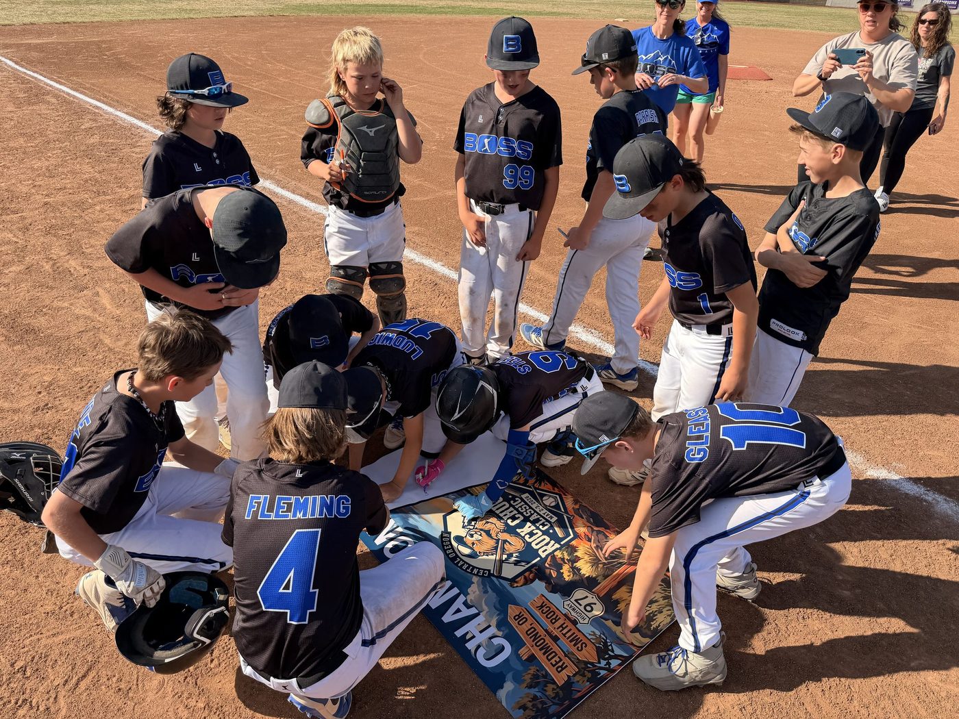 Boss Black 11U 12u Division Silver champion